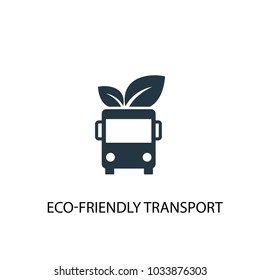 eco-friendly transport icon. Simple element illustration. eco-friendly transport symbol design from Alternative energy collection. Can be used for web and mobile.