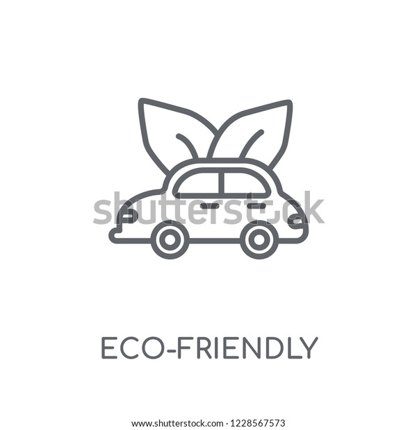 eco-friendly transport linear icon. Modern outline\
eco-friendly transport logo concept on white background from\
Transportation collection. Suitable for use on web apps, mobile\
apps and print\
media.