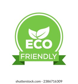 Eco-Friendly Vector isolated on white background