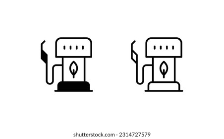 Ecofuel icon design with white background stock illustration