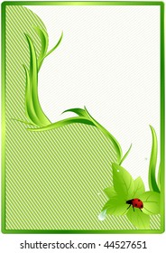  ECO,Green nature floral background