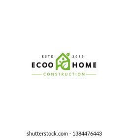 ECOHOME NATURAL MODERN LOGO TEMPLATE