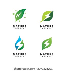 Ecol  energy  logo vector template