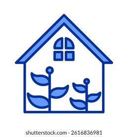 Ecolodge Icon Element For Design