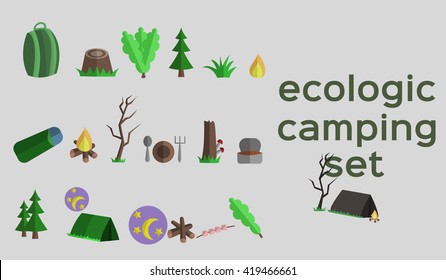 Ecologic camping set