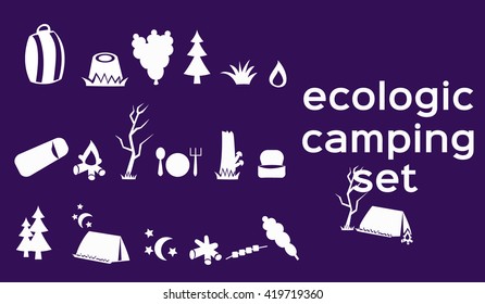 Ecologic camping set