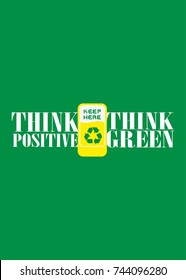 ecologic quote green poster
