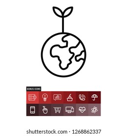 Ecologic vector icon