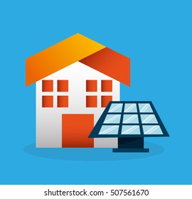 ecological alternative energy green vector illustration design