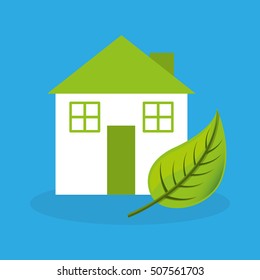 ecological alternative energy green vector illustration design