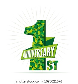 Ecological anniversary one year