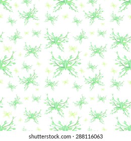 Ecological background - eco nature butterfly green pattern