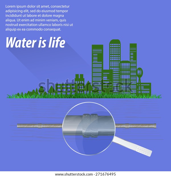 Ecological city infographics. The impact of\
urbanization on nature and the\
environment.