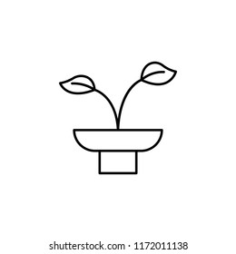 Ecological clean outline icon. Element of ecology icon for mobile concept and web apps. Thin line Ecological clean can be used for web and mobile