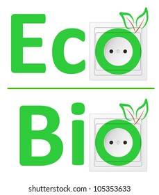 ecological concept, symbolizing renewable energy, bio energy