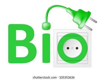 ecological concept, symbolizing renewable energy, bio energy