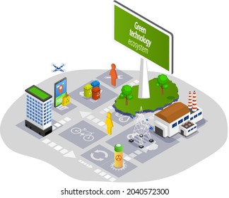 Ecological consumption for green technology production. Electric car charging at charger station. Refueling car with environmentally friendly fuel. Use of biofuels, alternative energy sources