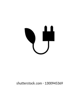 ecological electric icon