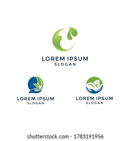 ecological environment icon vector logo template,eps 10