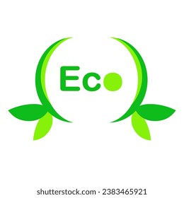 Ecological Friendly Logo For Icon Design. Elegant Ecology Logo. Simple Logo Design Elements.