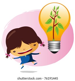 niña ecológica