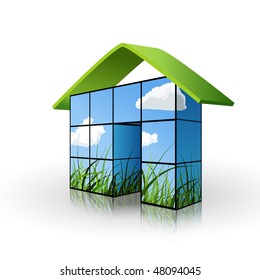 ecological house concept