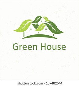 ecological house icon