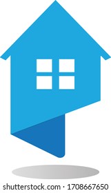  Ecological House Sign on Background