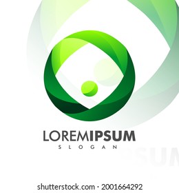 Diseño del logotipo ecológico de la hoja humana