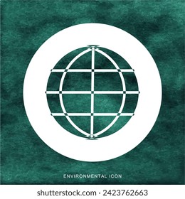 Ecological icon design for social media template.