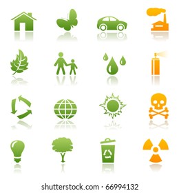 Ecological icon set