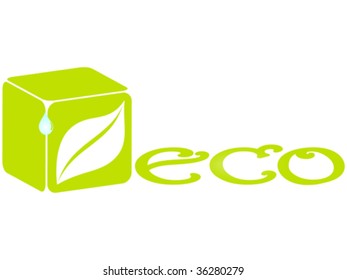Ecological icon vector illustration