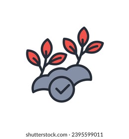 ecological icon. vector.Editable stroke.linear style sign for use web design,logo.Symbol illustration.