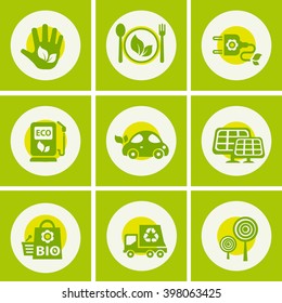 Ecological icons collection
