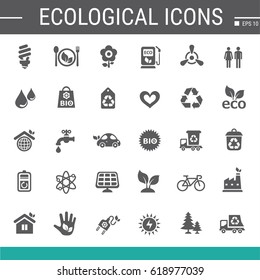 Ecological icons collection
