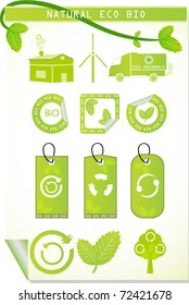 Ecological icons set