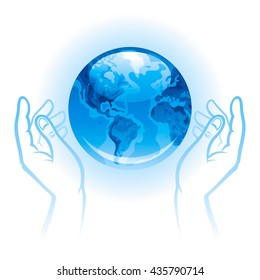 God Holding Earth Images Stock Photos Vectors Shutterstock