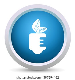 ecological lamp icon