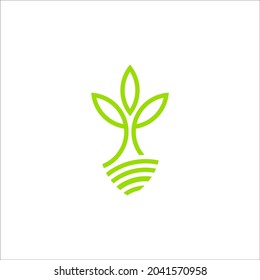 ecological landscape green vector design