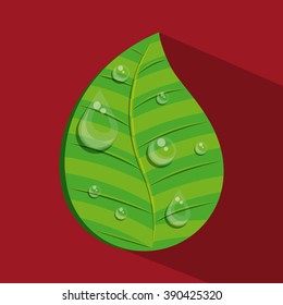 ecological leaves  design 