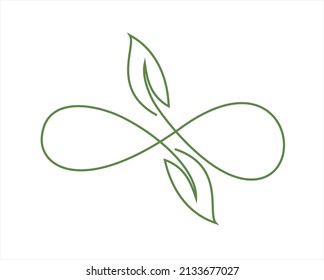 
ecological logo, nature conservation symbol