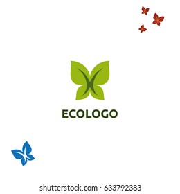Ecological logo template