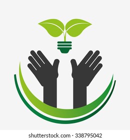 ecological mind design, vector illustration eps10 graphic 