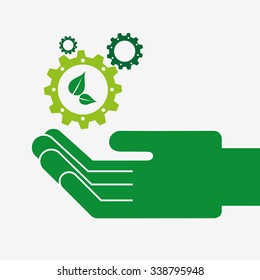 ecological mind design, vector illustration eps10 graphic 