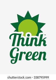 ecological mind design, vector illustration eps10 graphic 