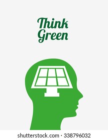 ecological mind design, vector illustration eps10 graphic 