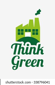 ecological mind design, vector illustration eps10 graphic 