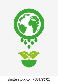 ecological mind design, vector illustration eps10 graphic 