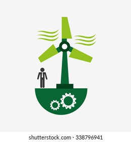 ecological mind design, vector illustration eps10 graphic 