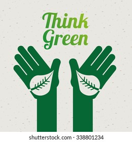 ecological mind design, vector illustration eps10 graphic 